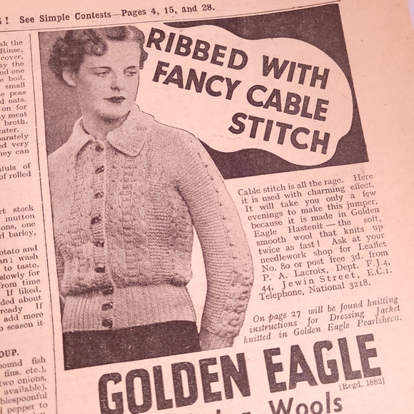 The Family Journal. 1936. Antique reading journal. - Picture 6 of 16